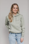 surf mit freunden hoodie | sage